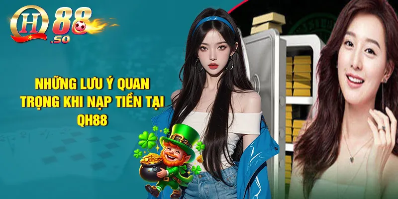 Nạp tiền QH88 – Cập nhật quy trình 3 bước cơ bản cho newbie 3 Các lưu ý cần biết khi nạp tiền tài khoản